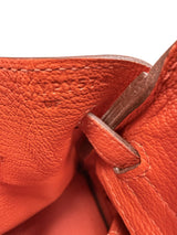 Hermes Birkin 25 Rouge Pivoine Togo Leather With Gold Hardware Handbag