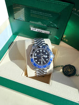 Rolex GMT-Master II 40mm Batgirl Black Blue Bezel Steel Men's Watch 126710BLNR