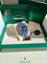 Rolex GMT-Master II 40mm Batgirl Black Blue Bezel Steel Men's Watch 126710BLNR