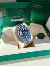 Rolex GMT-Master II 40mm Batgirl Black Blue Bezel Steel Men's Watch 126710BLNR