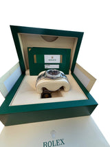 Rolex Datejust 36mm Aubergine Roman VI IX Diamond Dial Bezel Watch 126284RBR