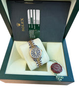 Rolex Lady-Datejust 26mm Yellow Gold Steel Black Dial Jubilee Watch 179173