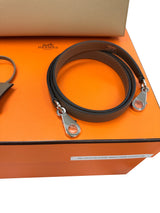 Hermès Kelly Sellier 25 Tri-Color Etoupe Craie Trench Epsom Palladium Hardware