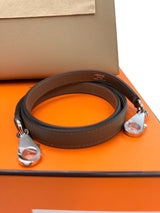 Hermès Kelly Sellier 25 Tri-Color Etoupe Craie Trench Epsom Palladium Hardware