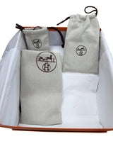 Hermès Kelly Sellier 25 Tri-Color Etoupe Craie Trench Epsom Palladium Hardware