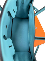 Hermes Birkin Size 30 Blue Atoll Togo Leather Palladium Hardware