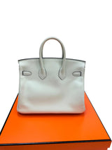 Hermès Birkin 25 Vert Fizz Swift Leather With Palladium Hardware Handbag