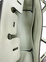 Hermès Birkin 25 Vert Fizz Swift Leather With Palladium Hardware Handbag