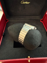 Cartier Santos de Cartier Automatic Stainless Steel Diamond Bezel Watch 4075