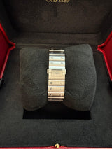 Cartier Santos de Cartier Automatic Stainless Steel Diamond Bezel Watch 4075