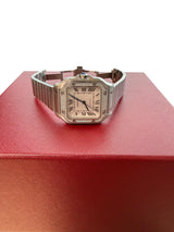 Cartier Santos de Cartier Automatic Stainless Steel Diamond Bezel Watch 4075