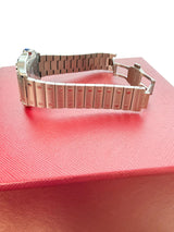 Cartier Santos de Cartier Automatic Stainless Steel Diamond Bezel Watch 4075
