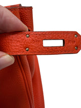 Hermès Birkin 30 Capucine Togo Leather Palladium Hardware Handbag