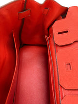 Hermès Birkin 30 Capucine Togo Leather Palladium Hardware Handbag