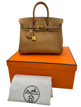 Hermès Birkin 25 Gold Epsom Leather With Gold Hardware Handbag