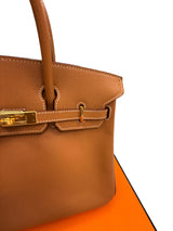 Hermès Birkin 25 Gold Epsom Leather With Gold Hardware Handbag