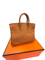 Hermès Birkin 25 Gold Epsom Leather With Gold Hardware Handbag