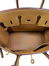 Hermès Birkin 25 Gold Epsom Leather With Gold Hardware Handbag