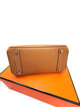 Hermès Birkin 25 Gold Epsom Leather With Gold Hardware Handbag