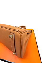 Hermès Birkin 25 Gold Epsom Leather With Gold Hardware Handbag