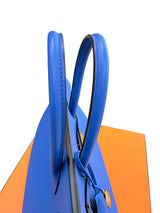 Hermès Birkin 30 Bleu Electrique Epsom Leather With Gold Hardware Handbag