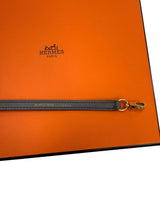 Hermes Mini Kelly Sellier 20 Gris Meyer Epsom Leather Gold Hardware Handbag