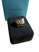 Tiffany & Co Elsa Peretti Bone Ring Cuff Design 18k Rose Gold