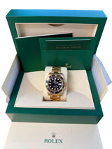 Rolex Submariner Date 40mm Black Dial Ceramic Bezel Yellow Gold Watch 116618LN