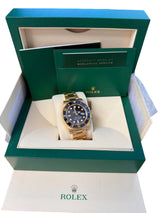 Rolex Submariner Date 40mm Black Dial Ceramic Bezel Yellow Gold Watch 116618LN