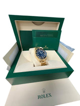 Rolex Submariner Date 40mm Black Dial Ceramic Bezel Yellow Gold Watch 116618LN