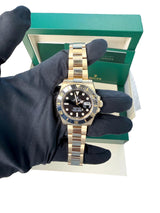 Rolex Submariner Date 40mm Black Dial Ceramic Bezel Yellow Gold Watch 116618LN