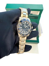 Rolex Submariner Date 40mm Black Dial Ceramic Bezel Yellow Gold Watch 116618LN