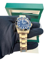 Rolex Submariner Date 40mm Black Dial Ceramic Bezel Yellow Gold Watch 116618LN