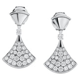 Bulgari Divas’ Dream 0.94ct Diamond Earrings With Pave Diamonds 18K White Gold