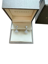 Bulgari Divas’ Dream 0.94ct Diamond Earrings With Pave Diamonds 18K White Gold
