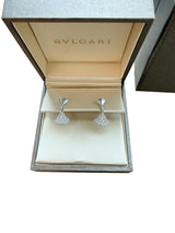 Bulgari Divas’ Dream 0.94ct Diamond Earrings With Pave Diamonds 18K White Gold