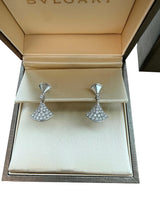 Bulgari Divas’ Dream 0.94ct Diamond Earrings With Pave Diamonds 18K White Gold