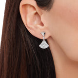 Bulgari Divas’ Dream 0.94ct Diamond Earrings With Pave Diamonds 18K White Gold
