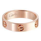 Cartier Love Ring Classic Model Rose Gold Size 66