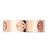 Cartier Love Ring Classic Model Rose Gold Size 66