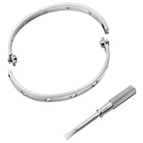 Cartier Love Bracelet 10 Diamonds Classic Model 18K White Gold Bangle