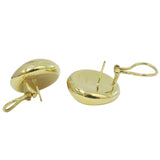 Tiffany & Co. Elsa Peretti 18K Yellow Gold Thumbprint Earrings