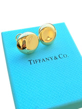 Tiffany & Co. Elsa Peretti 18K Yellow Gold Thumbprint Earrings