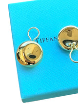 Tiffany & Co. Elsa Peretti 18K Yellow Gold Thumbprint Earrings