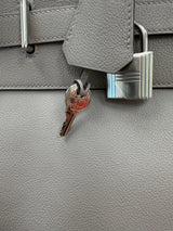 Hermès Kelly Voyage Travel 50cm Grey Evercolor Leather Palladium Hardware