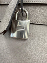 Hermès Kelly Voyage Travel 50cm Grey Evercolor Leather Palladium Hardware