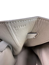 Hermès Kelly Voyage Travel 50cm Grey Evercolor Leather Palladium Hardware