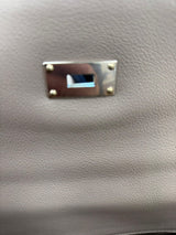 Hermès Kelly Voyage Travel 50cm Grey Evercolor Leather Palladium Hardware