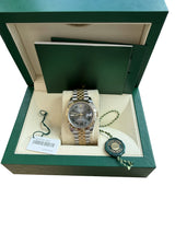 Rolex Datejust 41mm Steel Yellow Gold Steel Wimbledon Dial Mens Watch 126333