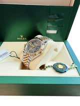 Rolex Datejust 41mm Steel Yellow Gold Steel Wimbledon Dial Mens Watch 126333